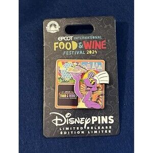 Disney Chef Figment 2024 Epcot Food & Wine Festival LR Pin on Pin #167911